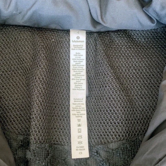 Beautiful Lululemon Down Puffer - Picture 10 of 11
